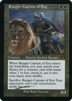 Ranger-Captain of Eos (Retro Frame) (Foil Etched) (5) [Modern Horizons]