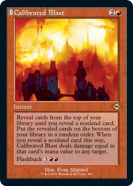 Calibrated Blast (Retro Frame) (Foil Etched) (405) [Modern Horizons 2]