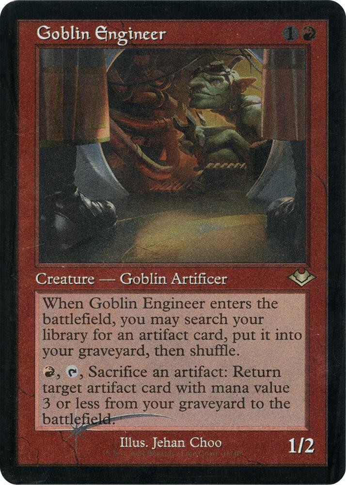 Goblin Engineer (Retro Frame) (Foil Etched) (16) [Modern Horizons]