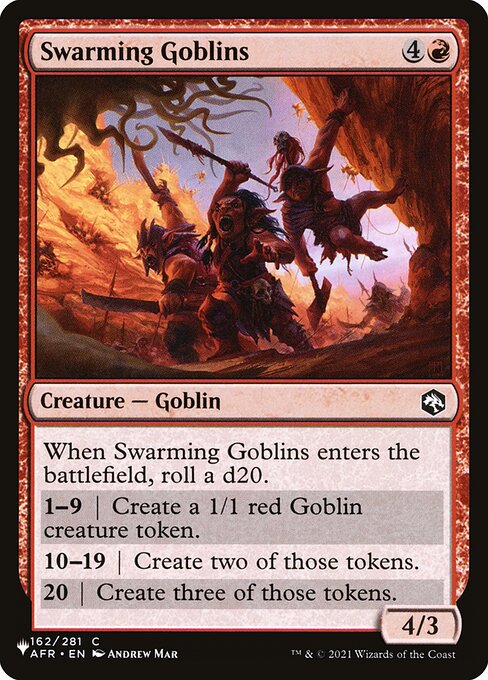 Swarming Goblins (AFR-162) [The List]