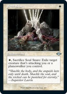 Soul Snare (Retro Frame) (Foil Etched) (387) [Modern Horizons 2]