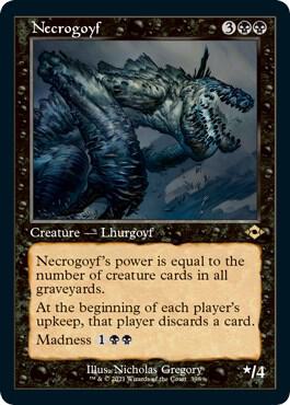 Necrogoyf (Retro Frame) (Foil Etched) (398) [Modern Horizons 2]