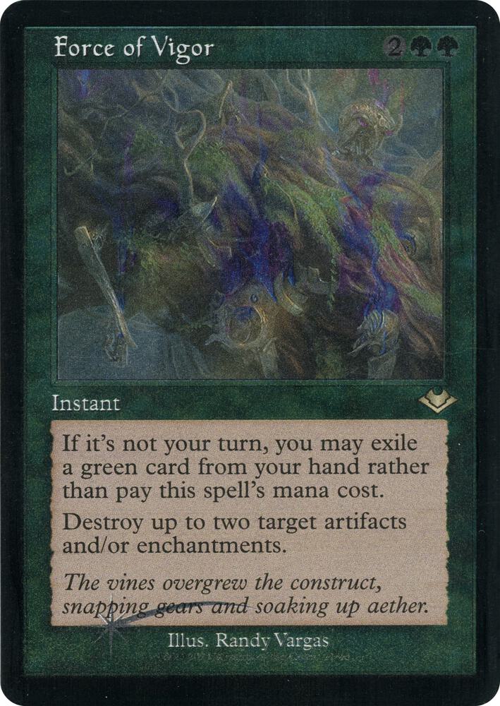 Force of Vigor (Retro Frame) (Foil Etched) (21) [Modern Horizons]