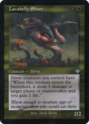 Lavabelly Sliver (Retro Frame) (Foil Etched) (29) [Modern Horizons]