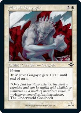 Marble Gargoyle (Retro Frame) (Foil Etched) (382) [Modern Horizons 2]