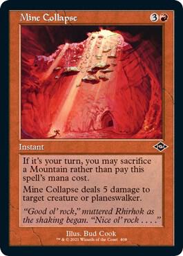 Mine Collapse (Retro Frame) (Foil Etched) (408) [Modern Horizons 2]