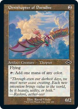 Ornithopter of Paradise (Retro Frame) (Foil Etched) (430) [Modern Horizons 2]