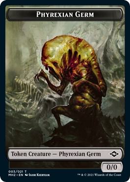Phyrexian Germ Token (3) [Modern Horizons 2]