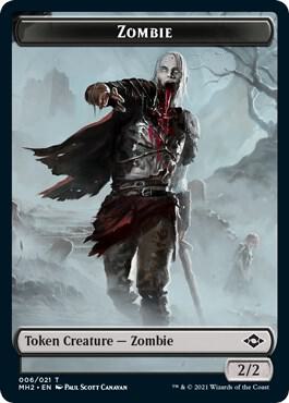 Zombie Token (6) [Modern Horizons 2]