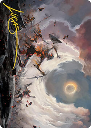 Damn Art Card (Gold-Stamped Signature) (28) [Modern Horizons 2 Art Series]