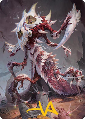 Grist, the Hunger Tide Art Card (56/81) (Gold-Stamped Signature) [Modern Horizons 2 Art Series]