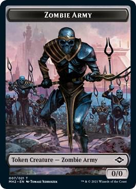 Zombie Army Token (7) [Modern Horizons 2]