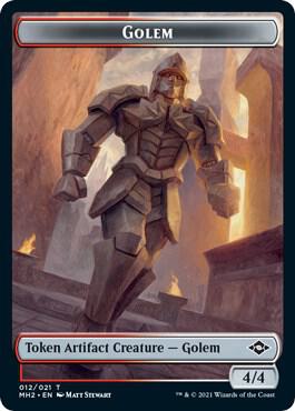 Golem Token (12) [Modern Horizons 2]