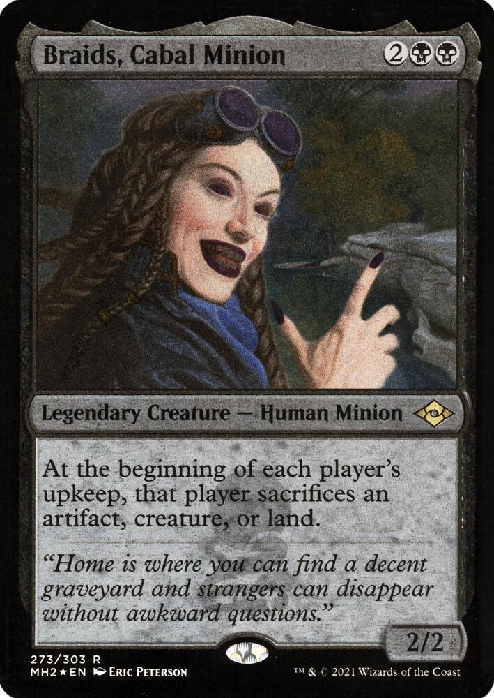 Braids, Cabal Minion (Foil Etched) (273) [Modern Horizons 2]