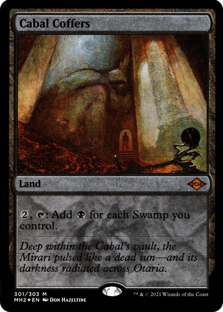 Cabal Coffers (Foil Etched) (301) [Modern Horizons 2]