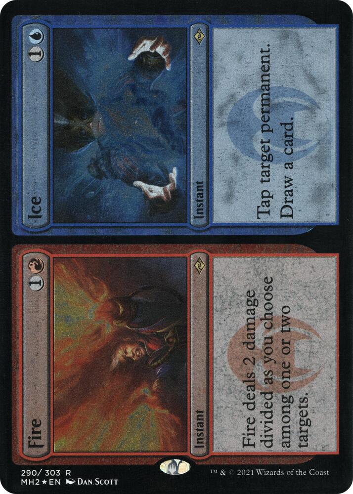 Fire // Ice (Foil Etched) (290) [Modern Horizons 2]