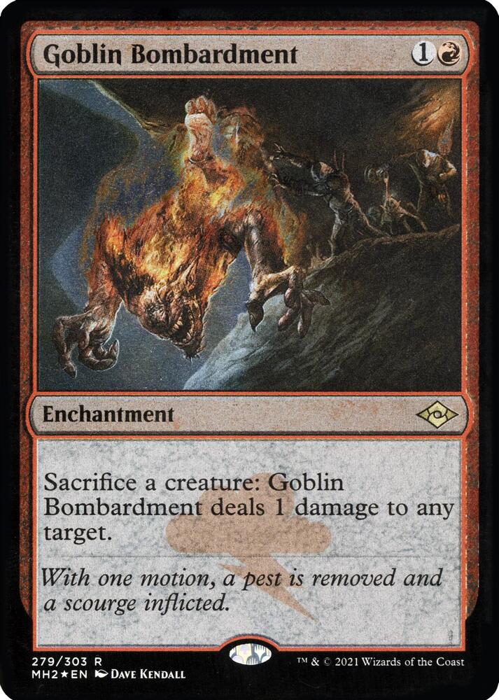 Goblin Bombardment (Foil Etched) (279) [Modern Horizons 2]