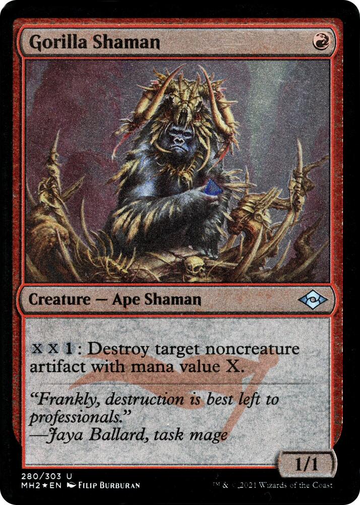 Gorilla Shaman (Foil Etched) (280) [Modern Horizons 2]