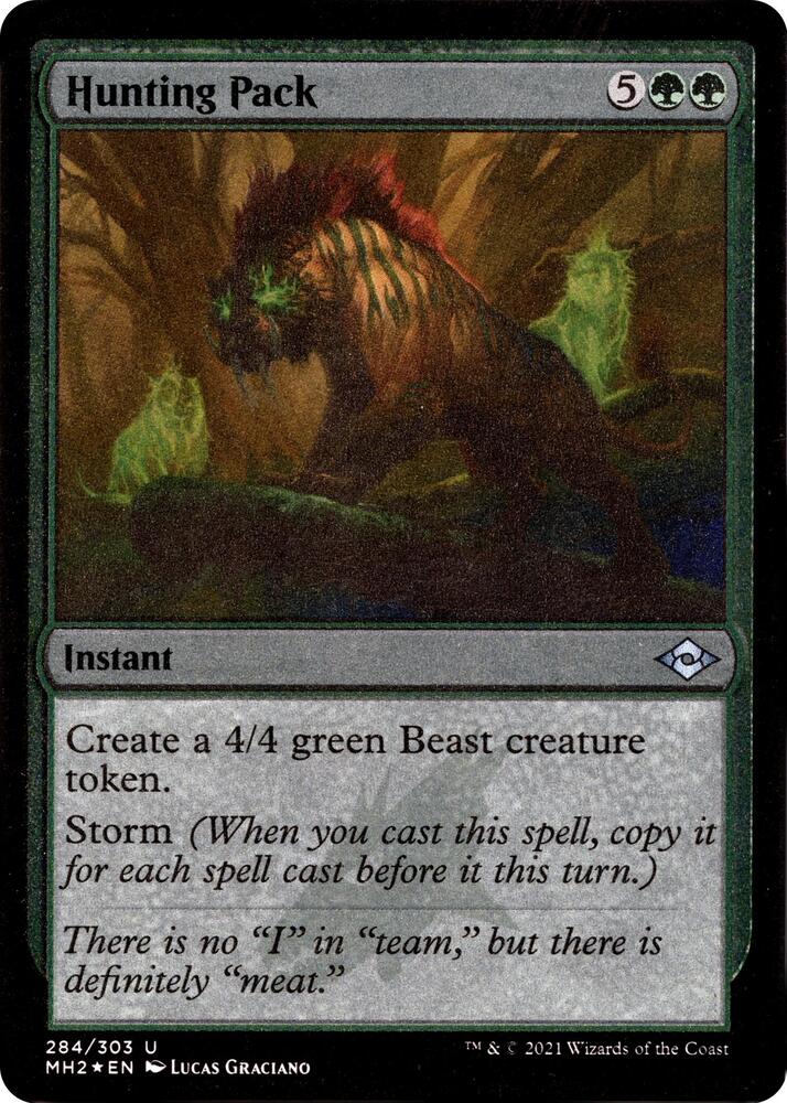 Hunting Pack (Foil Etched) (284) [Modern Horizons 2]