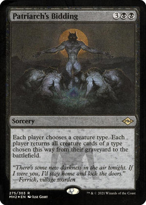 Patriarch's Bidding (Foil Etched) (275) [Modern Horizons 2]