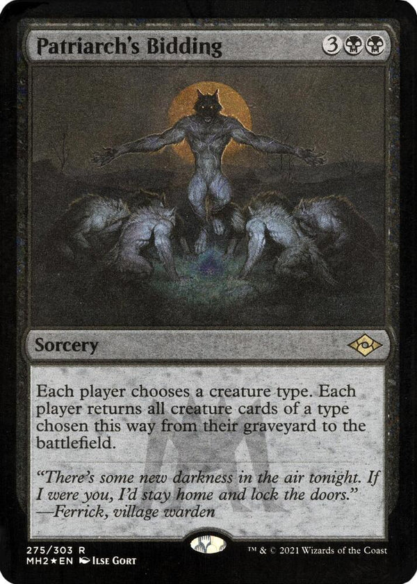 Patriarch's Bidding (Foil Etched) (275) [Modern Horizons 2]