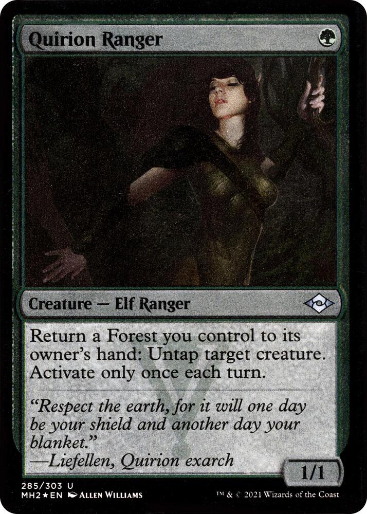 Quirion Ranger (Foil Etched) (285) [Modern Horizons 2]