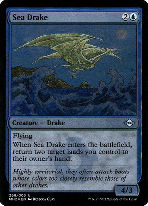 Sea Drake (Foil Etched) (268) [Modern Horizons 2]