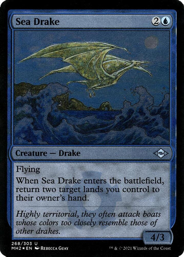 Sea Drake (Foil Etched) (268) [Modern Horizons 2]