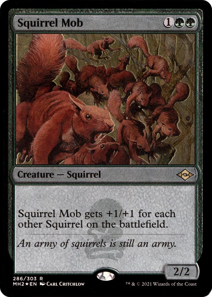 Squirrel Mob (Foil Etched) (286) [Modern Horizons 2]