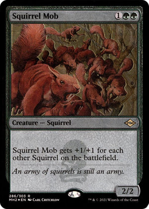 Squirrel Mob (Foil Etched) (286) [Modern Horizons 2]