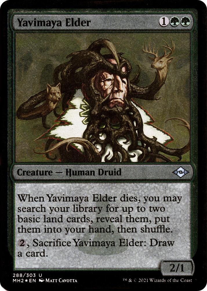 Yavimaya Elder (Foil Etched) (288) [Modern Horizons 2]