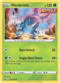 Heracross (006/198) [SWSH06 Chilling Reign]