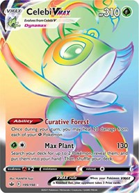 Celebi VMAX (Secret) (199/198) [SWSH06 Chilling Reign]