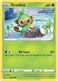 Grookey (016/198) [SWSH06 Chilling Reign]