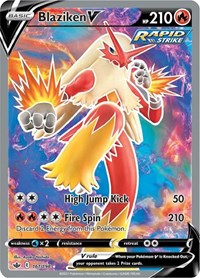 Blaziken V (Full Art) (161/198) [SWSH06 Chilling Reign]