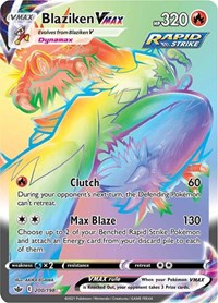 Blaziken VMAX (Secret) (200/198) [SWSH06 Chilling Reign]