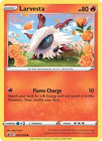 Larvesta (023/198) [SWSH06 Chilling Reign]