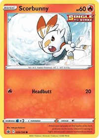 Scorbunny (026/198) [SWSH06 Chilling Reign]