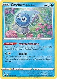 Castform Rainy Form (033/198) [SWSH06 Chilling Reign]
