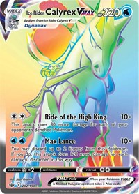 Ice Rider Calyrex VMAX (Secret) (202/198) [SWSH06 Chilling Reign]