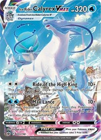 Ice Rider Calyrex VMAX (Alternate Art Secret) (203/198) [SWSH06 Chilling Reign]