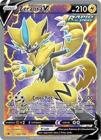 Zeraora V (Full Art) (165/198) [SWSH06 Chilling Reign]