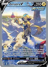 Zeraora V (Alternate Full Art) (166/198) [SWSH06 Chilling Reign]