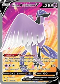 Galarian Articuno V (Full Art) (169/198) [SWSH06 Chilling Reign]