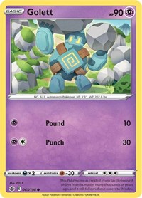 Golett (065/198) [SWSH06 Chilling Reign]