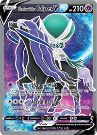 Shadow Rider Calyrex V (Full Art) (171/198) [SWSH06 Chilling Reign]