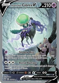 Shadow Rider Calyrex V (Alternate Full Art) (172/198) [SWSH06 Chilling Reign]