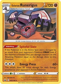 Galarian Runerigus (083/198) [SWSH06 Chilling Reign]