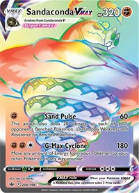 Sandaconda VMAX (Secret) (206/198) [SWSH06 Chilling Reign]