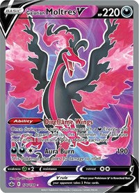 Galarian Moltres V (Full Art) (176/198) [SWSH06 Chilling Reign]